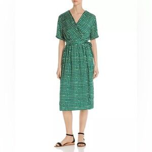 Scotch & Soda green Wrap Dress size small